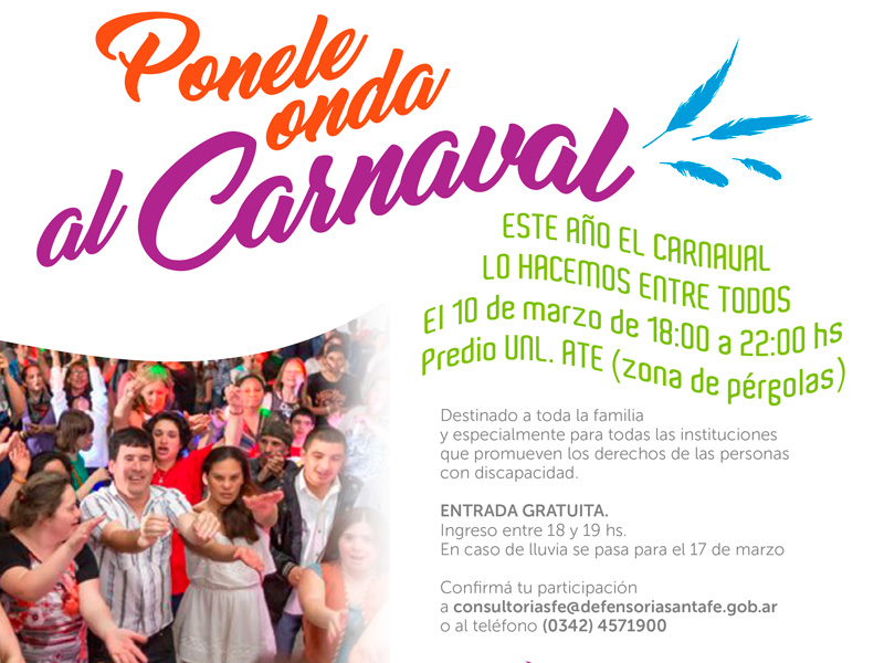 Ponele Onda al Carnaval: Actividad en el Predio UNL ATE