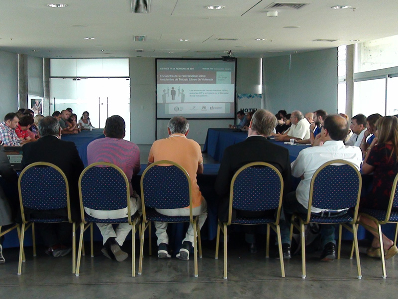 Reunión de Red Sindical sobre ambientes de trabajo libres de violencia